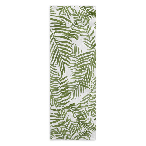 Alja Horvat Areca Palm Pattern Yoga Towel