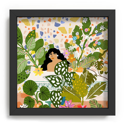 Alja Horvat Bathing With Plants Recessed Framing Square