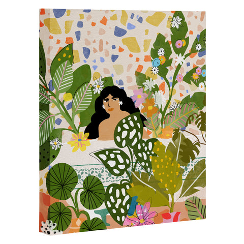 Alja Horvat Bathing With Plants Art Canvas