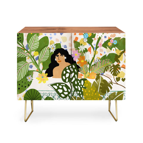 Alja Horvat Bathing With Plants Credenza