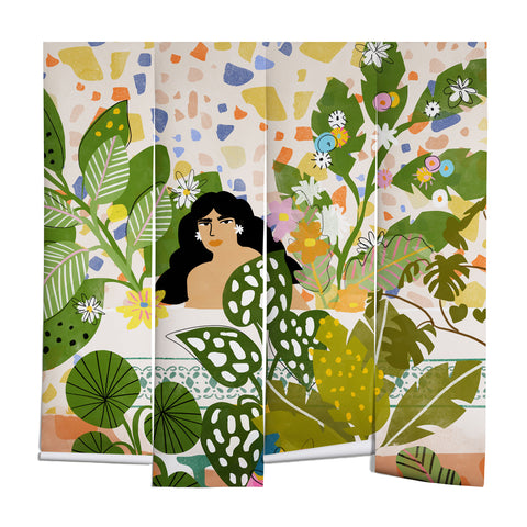 Alja Horvat Bathing With Plants Wall Mural