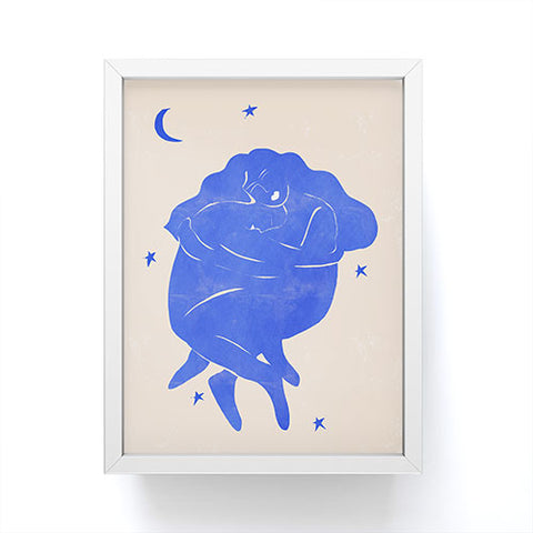 Alja Horvat Blue Part II Framed Mini Art Print