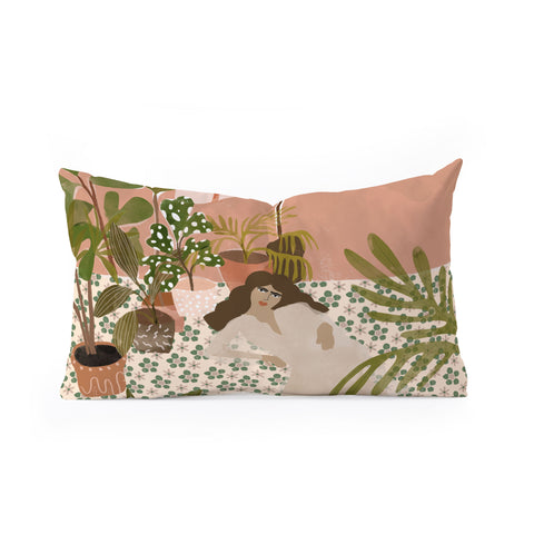 Alja Horvat Bohemian Life Oblong Throw Pillow
