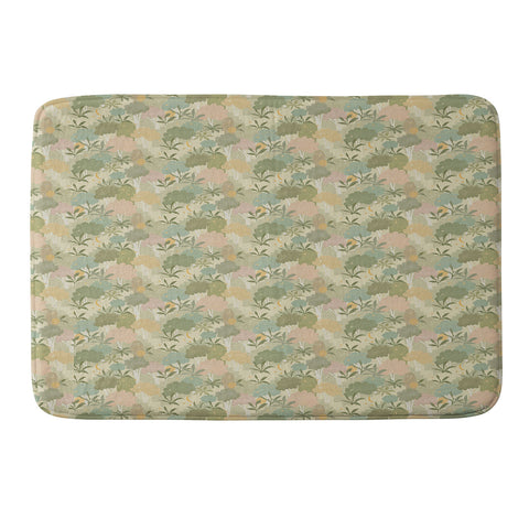 Alja Horvat Bohemian Walk Green Memory Foam Bath Mat