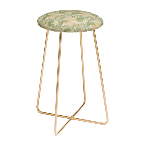 Alja Horvat Bohemian Walk Green Counter Stool