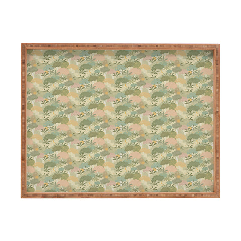 Alja Horvat Bohemian Walk Green Rectangular Tray