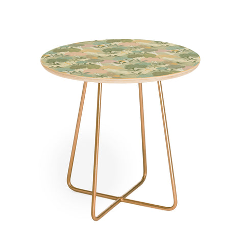 Alja Horvat Bohemian Walk Green Round Side Table