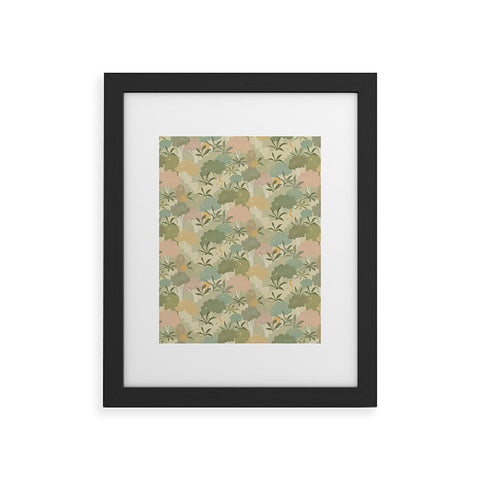 Alja Horvat Bohemian Walk Green Framed Art Print