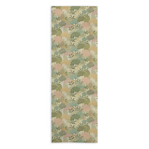 Alja Horvat Bohemian Walk Green Yoga Towel