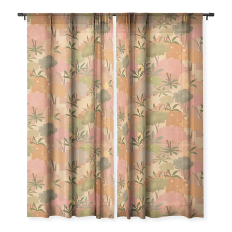 Alja Horvat Bohemian Walk Orange Sheer Non Repeat