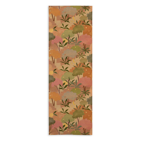 Alja Horvat Bohemian Walk Orange Yoga Towel