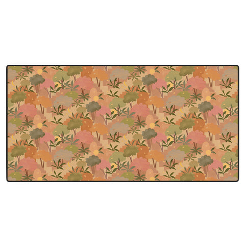 Alja Horvat Bohemian Walk Orange Desk Mat