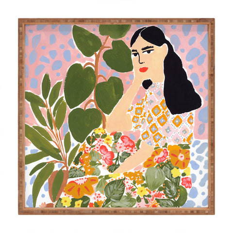 Alja Horvat Botanical Lady Square Tray