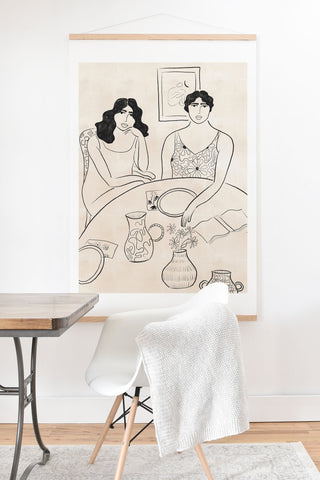 Alja Horvat Breakfast in the 70s Art Print And Hanger