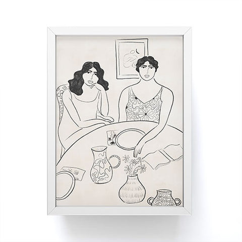 Alja Horvat Breakfast in the 70s Framed Mini Art Print