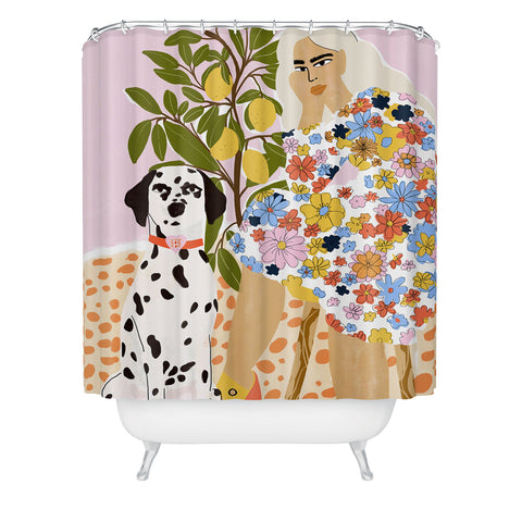 Alja Horvat Chaotic Life Shower Curtain