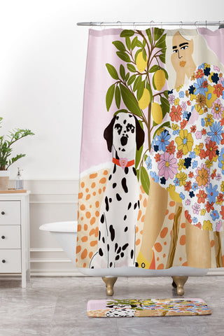 Alja Horvat Chaotic Life Shower Curtain And Mat