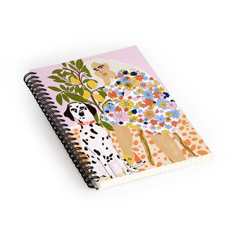 Alja Horvat Chaotic Life Spiral Notebook