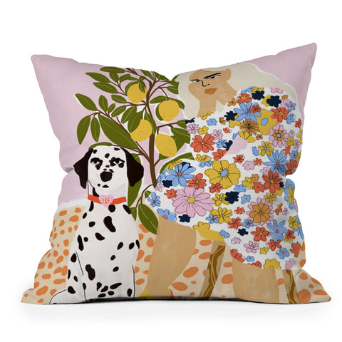 Alja Horvat Chaotic Life Throw Pillow