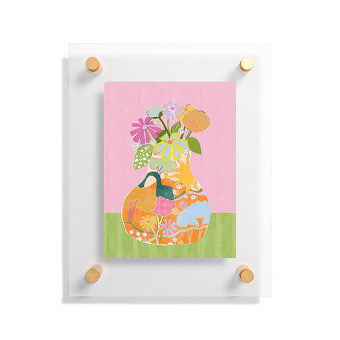Alja Horvat Colourful Garden Floating Acrylic Print
