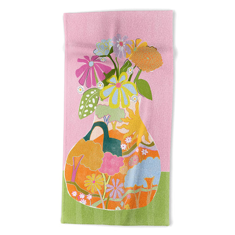Alja Horvat Colourful Garden Beach Towel