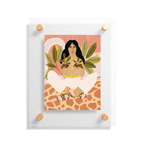 Alja Horvat Crazy Plant Lady Floating Acrylic Print