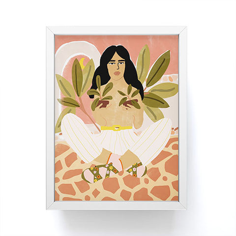 Alja Horvat Crazy Plant Lady Framed Mini Art Print