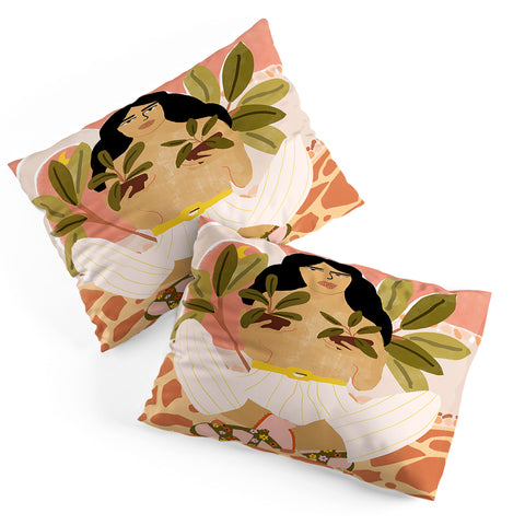 Alja Horvat Crazy Plant Lady Pillow Shams