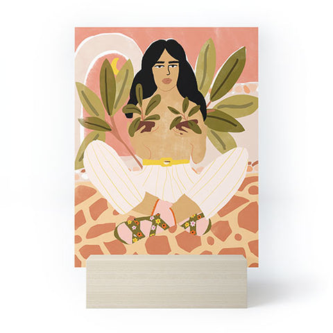 Alja Horvat Crazy Plant Lady Mini Art Print