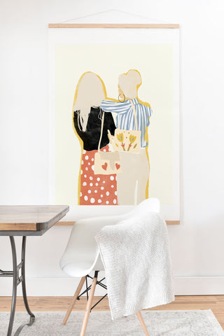 Alja Horvat Fashion Friends Art Print And Hanger