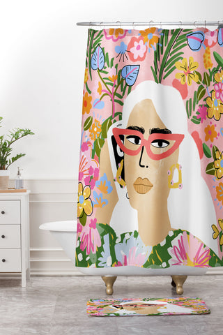 Alja Horvat Fashion Is Calling Me Shower Curtain And Mat