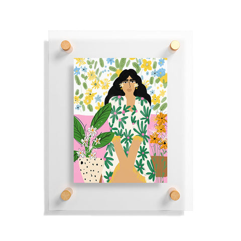 Alja Horvat Floral fever Floating Acrylic Print
