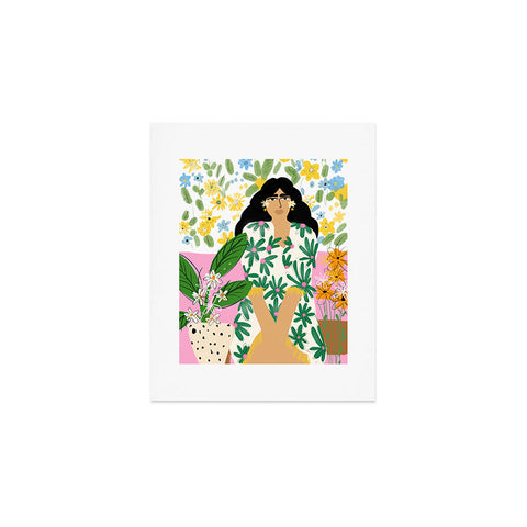 Alja Horvat Floral fever Art Print