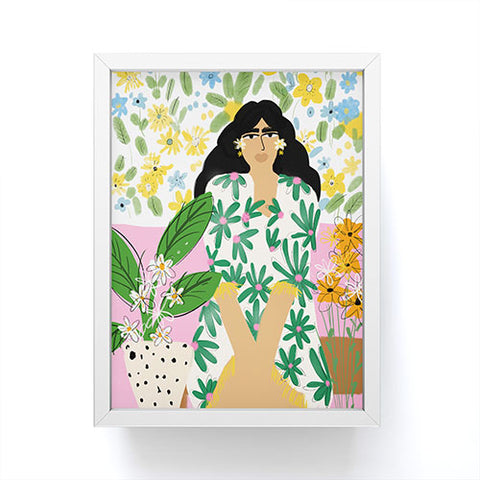 Alja Horvat Floral fever Framed Mini Art Print