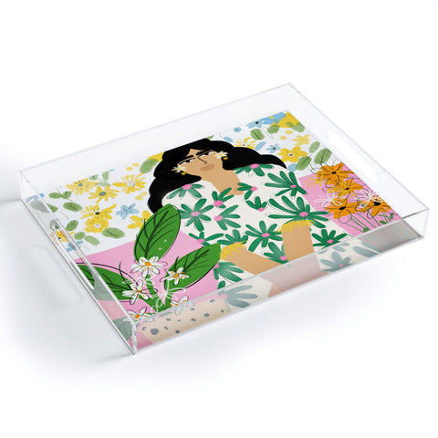 Alja Horvat Floral fever Acrylic Tray