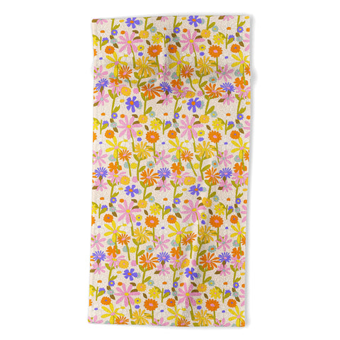 Alja Horvat Flower Power Light Beach Towel