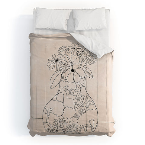 Alja Horvat Flower Vase Comforter
