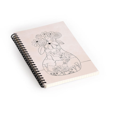 Alja Horvat Flower Vase Spiral Notebook