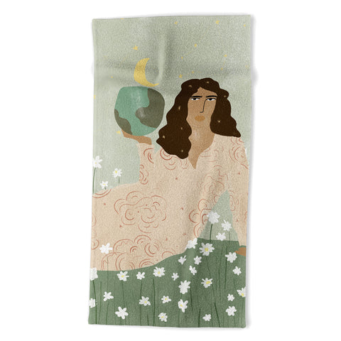 Alja Horvat God is a Woman Beach Towel
