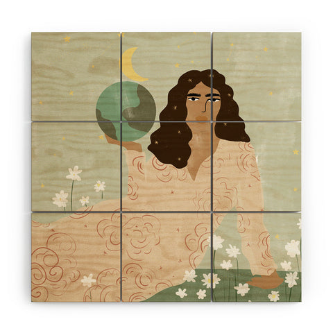 Alja Horvat God is a Woman Wood Wall Mural