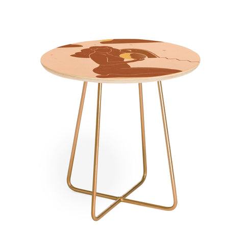 Alja Horvat Holding The sun Round Side Table