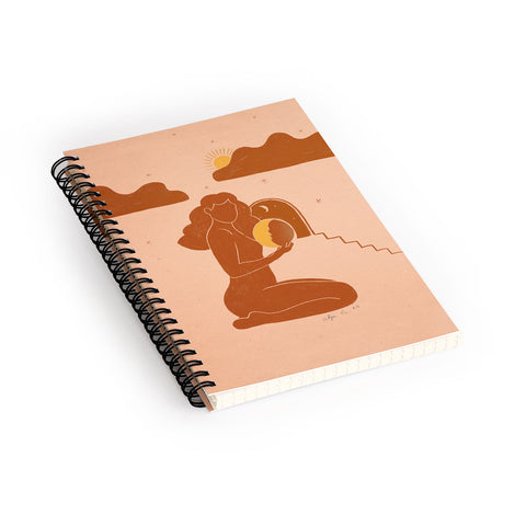 Alja Horvat Holding The sun Spiral Notebook