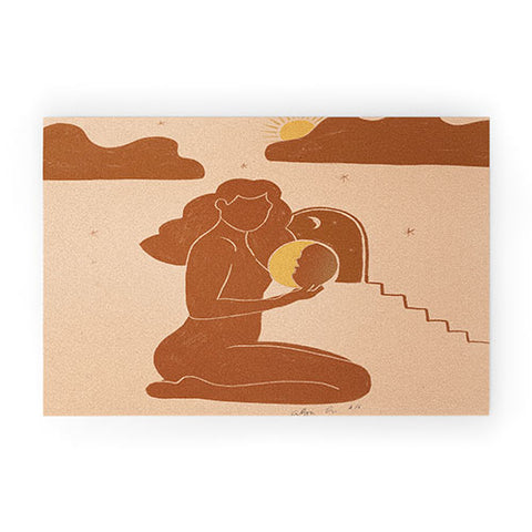 Alja Horvat Holding The sun Welcome Mat