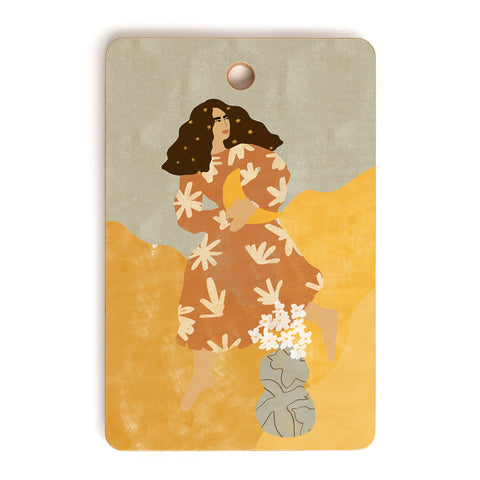 Alja Horvat I Stole the Moon Cutting Board Rectangle