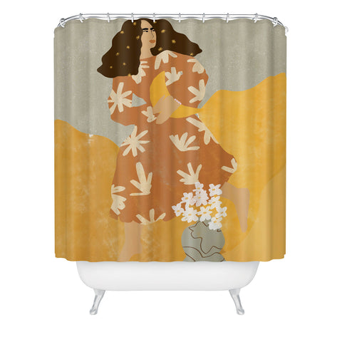 Alja Horvat I Stole the Moon Shower Curtain