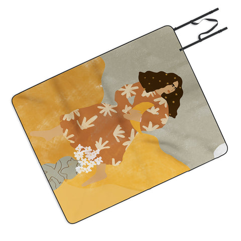 Alja Horvat I Stole the Moon Picnic Blanket