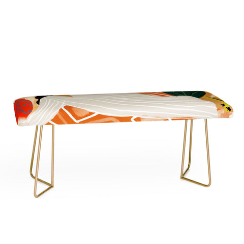 Alja Horvat Laying under the full moon Bench