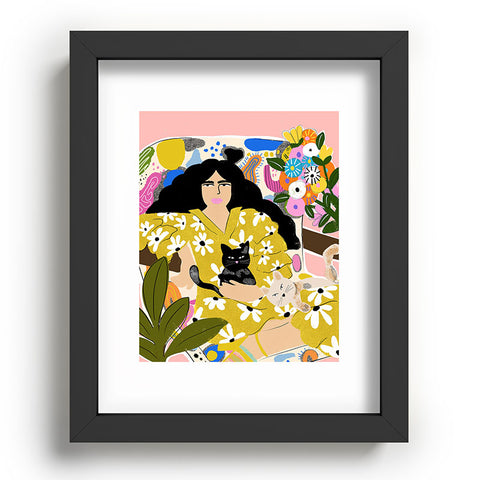 Alja Horvat Life with cats Recessed Framing Rectangle