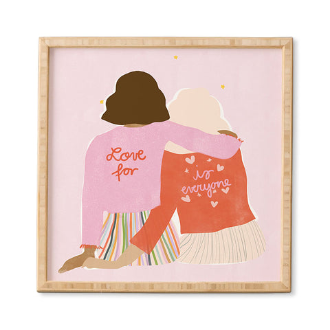 Alja Horvat Love Is For Everyone Framed Wall Art
