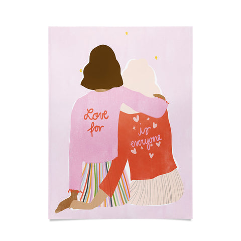 Alja Horvat Love Is For Everyone Poster